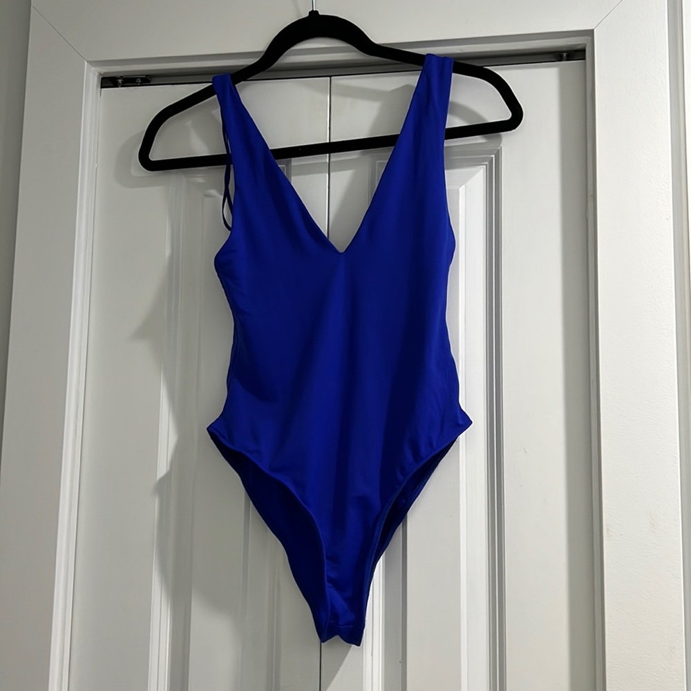 Babaton Blue Bodysuit